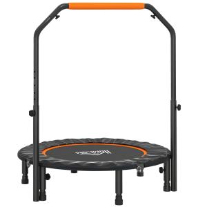 Trampolín de fitness 102x102x123 cm naranja