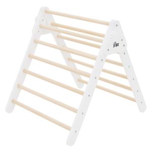 Triángulo de escalada madera blanca marco plegable para int…