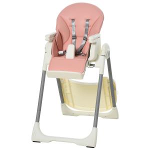 Trona para bebé color rosa 55 x 80 x 104 cm