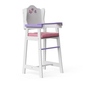 Trona para muñeca bebé 57.8 cm, blanco