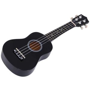 Ukelele 21 pulgada 53x17.5x6.2 cm negro