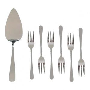 Utensilios de repostería plateados - lote de 7