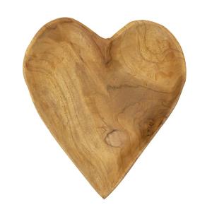 Vacíabolsillos de madera marrón cm 27x29x4
