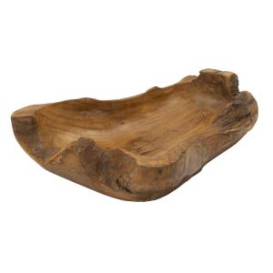 Vacíabolsillos de madera marrón cm 29x40x10