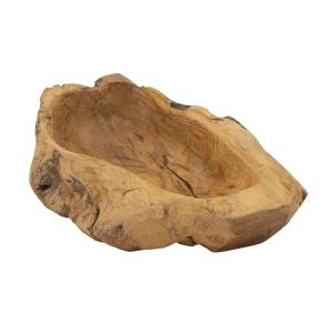 Vacíabolsillos de madera marrón cm 31x21x8