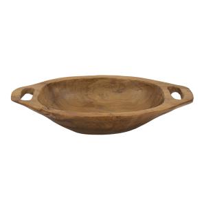 Vacíabolsillos de madera marrón cm 37x26,5x7