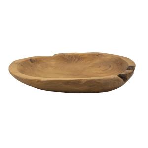 Vacíabolsillos de madera marrón cm 43x38x7