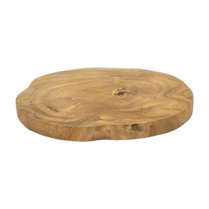 Vacíabolsillos de madera marrón cm ø 24x2