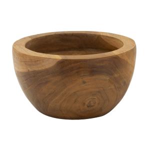 Vacíabolsillos de madera marrón cm ø15x9,5