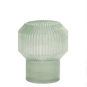 Vaso cristal 16x18 verde