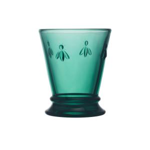 Vaso de agua de vidrio esmeralda - Set de 6