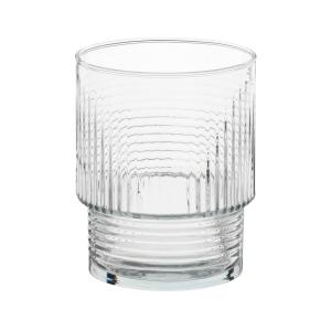 Vaso de cristal transparente