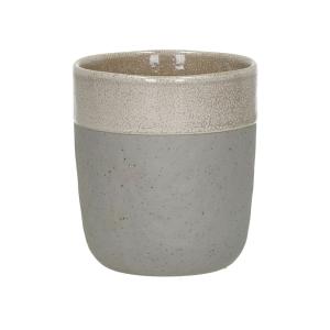 Vaso de gres blanco H9