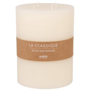 Vela cilíndrica blanca Alt. 20