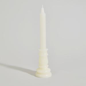 Vela de pilar blanca, 31 cm