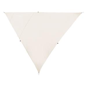 Vela de sombra de tejido blanco