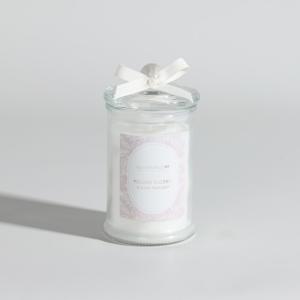 Vela en vaso de vidrio, aroma Corazón Floral