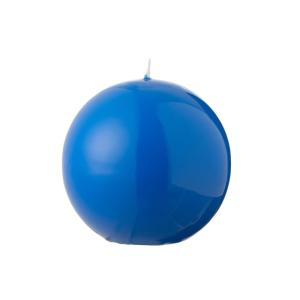 Vela esférica de 50 horas, azul, 15 cm de diámetro