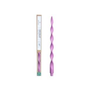 Vela espiral malva 40 cm