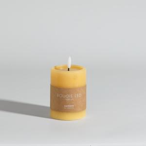 Vela LED amarilla 10 cm