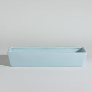 Vela perfumada ''Aqua verano'' en recipiente de cerámica az…