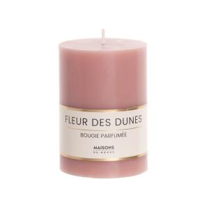 Vela perfumada color rosa Alt. 10 cm