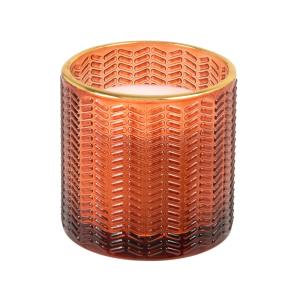Vela perfumada en tarro de vidrio terracota 7x7 cm