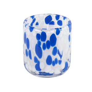 Vela perfumada Limón Tonka en tarro de vidrio moteado blanc…