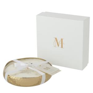 Vela perfumada livia metal oro 19x19 cm