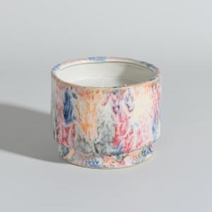 Vela perfumada ''Té verde al jazmín'' en recipiente de cerá…