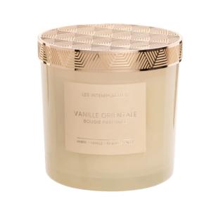 Vela perfumada ''Vainilla oriental'' en vidrio con tapa de…