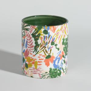 Vela perfumada ''Violeta silvestre'' en recipiente de cerám…