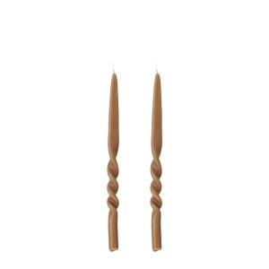 Velas de parafina marrones ( Pack de 2 )