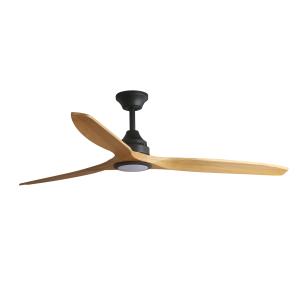 Ventilador con luz madera madera 152cm