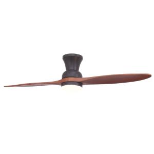 Ventilador de techo con dos palas y luz