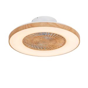 Ventilador de techo madera LED mando a distancia