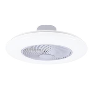Ventilador de techo silencioso con luz LED blanco 5 palas 6…