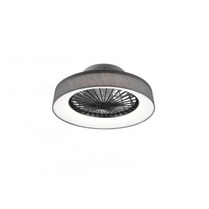 Ventilador moderno Led Light 30w Regulable Farsund Grey Tri…