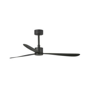 Ventilador sin luz negro mate acero