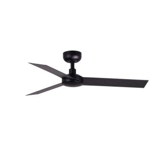 Ventilador sin luz negro mate aluminio