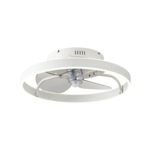 Ventilador techo blanco 50 cm LED