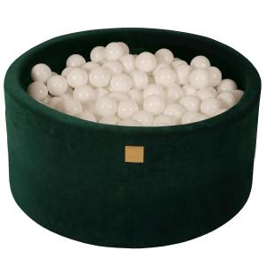 Verde oscuro piscina de bolas: blanco h40