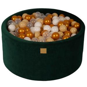 Verde oscuro piscina de bolas: oro/beige/blanco/transparent…