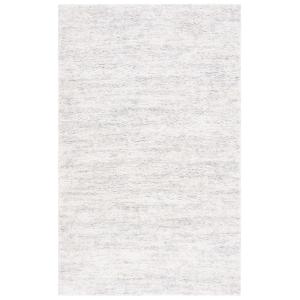 Yute shag marfil/gris claro alfombra 135 x 200