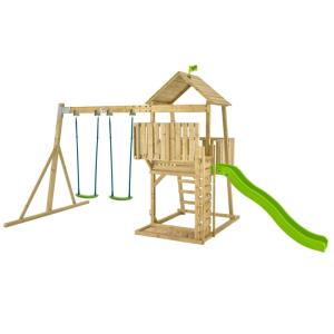 Zona de juegos del pórtico madera marrón FSC®
