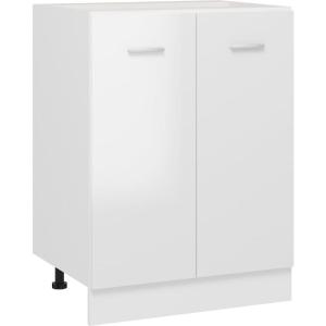 Armario inferior cocina contrachapada blanco 60x46x81,5 cm…