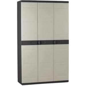 Armario escobero resina plastic 176x105x41 cm 9201-neg - Pl…