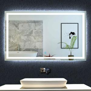 Aica - 120 x 80 cm Espejo de baño led con Sensor Táctil, co…