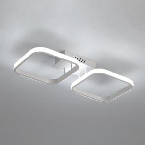 GOECO Lámparas de techo modernas, 2 lámparas colgantes LED…