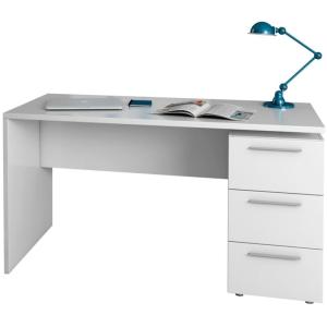 Mesa de escritorio Stylus Blanco Artik (Blanco Mate) 138cm…